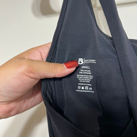 BuffBunny Black Everyday Dress Criss Cross Back Small Women - Picture 6 of 8